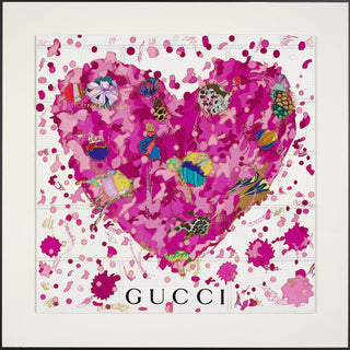 Graffiti Heart 26" x 26" - Stephen Wilson Studio