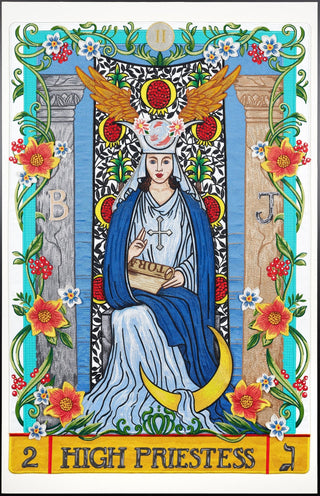 The High Priestess Tarot 26" x 40" - Stephen Wilson Studio