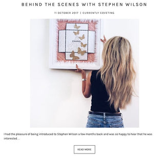 Behind the Scenes with Stephen Wilson - What Would Kiki Wear - Stephen Wilson Studio