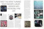Meet The Artist Turning Your Favorite Luxury Brands Into Incredible Fine Art - Art of the Times Magazine - Stephen Wilson Studio
