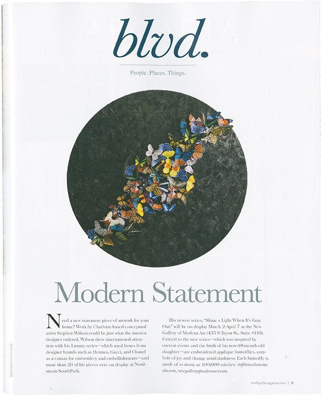 Modern Statement - SouthPark Magazine - Stephen Wilson Studio