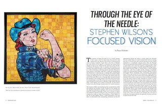 Through the Eye of the Needle - Art Hive Magazine - Stephen Wilson Studio