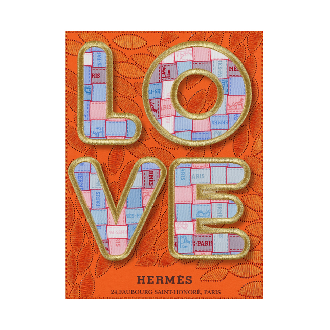 Hermes LOVE 6"x8"