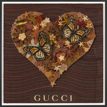 Gypsy Heart Brown 12"x12"