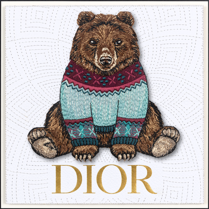 Sweater Bear 12"x12"