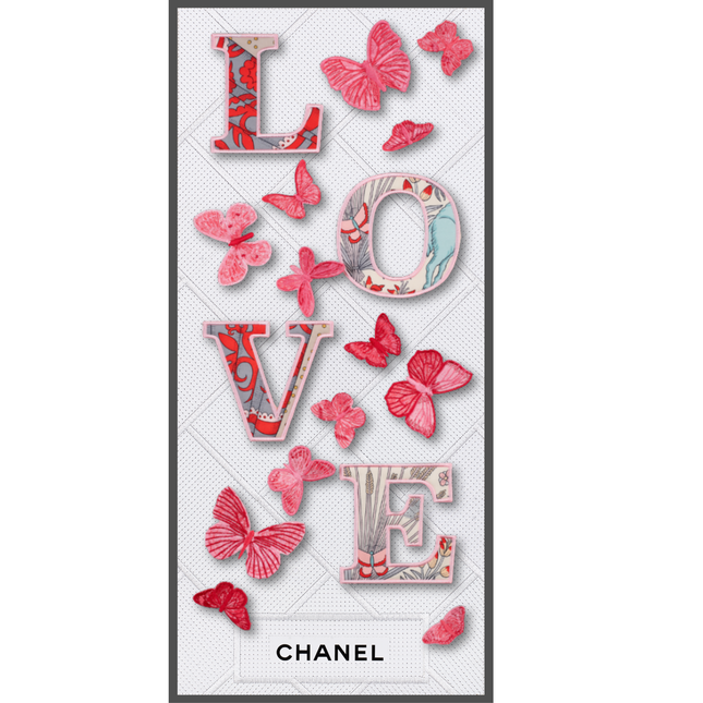 Double Love Pink 12"X26"