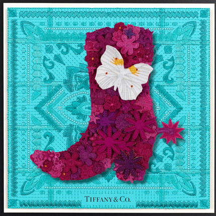 Gypsy Boot  12"X12"