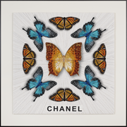 Luxury Butterfly Mandala 3- 26”X26”