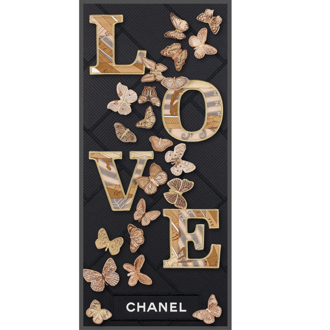Double Love Brown  12"X26"