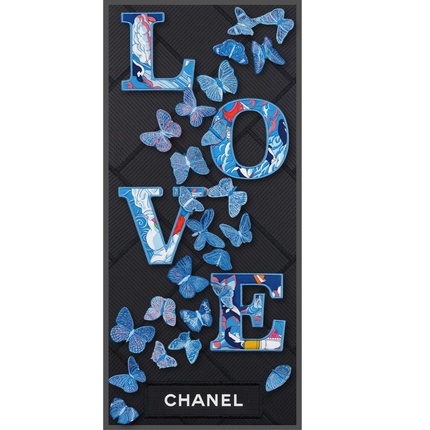 Double Love Blue 12"x26"