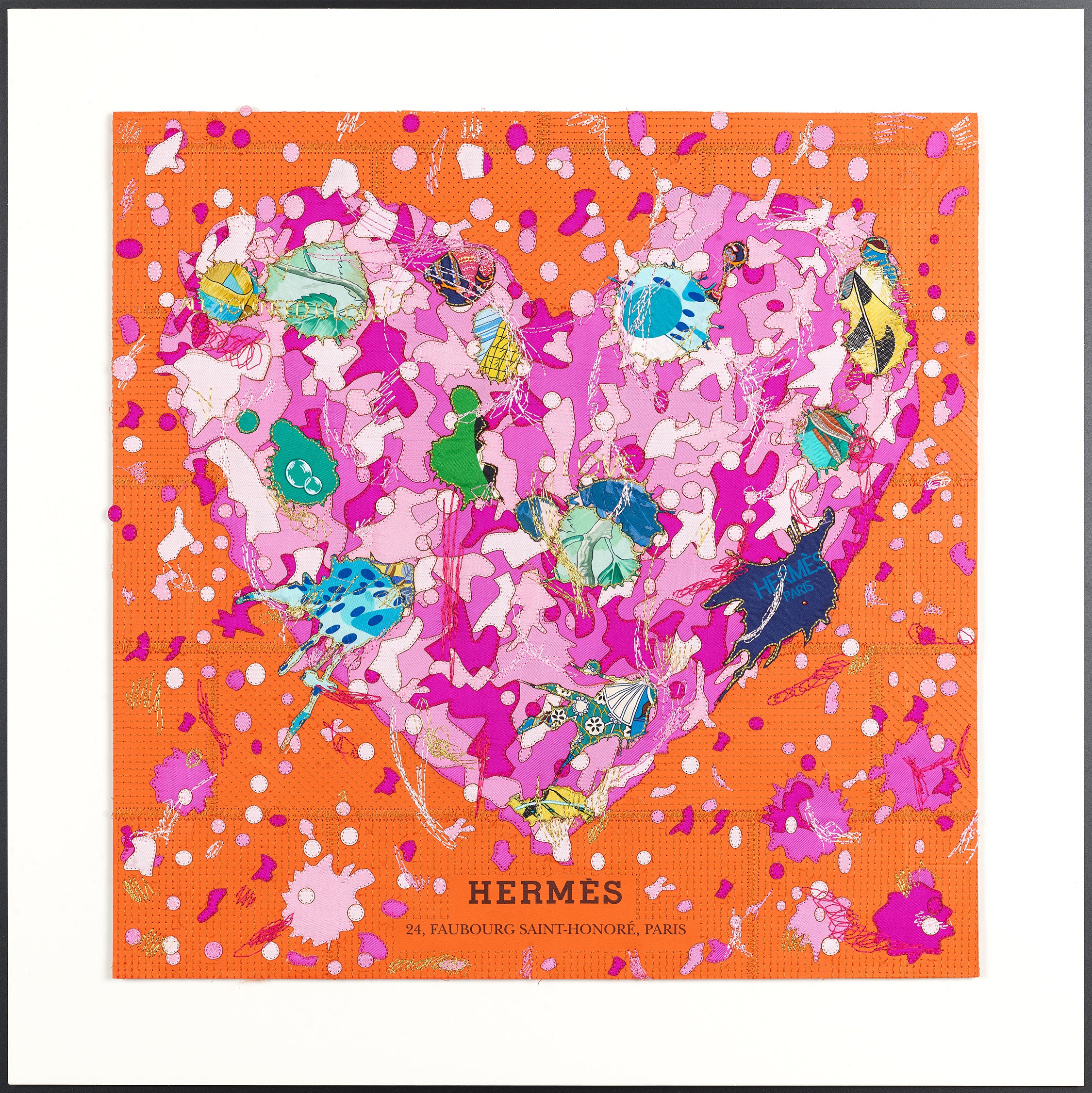 Graffiti Heart 26"x26"