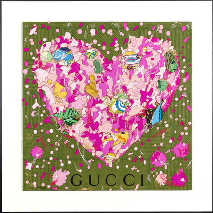 Graffiti Heart 26"x26"