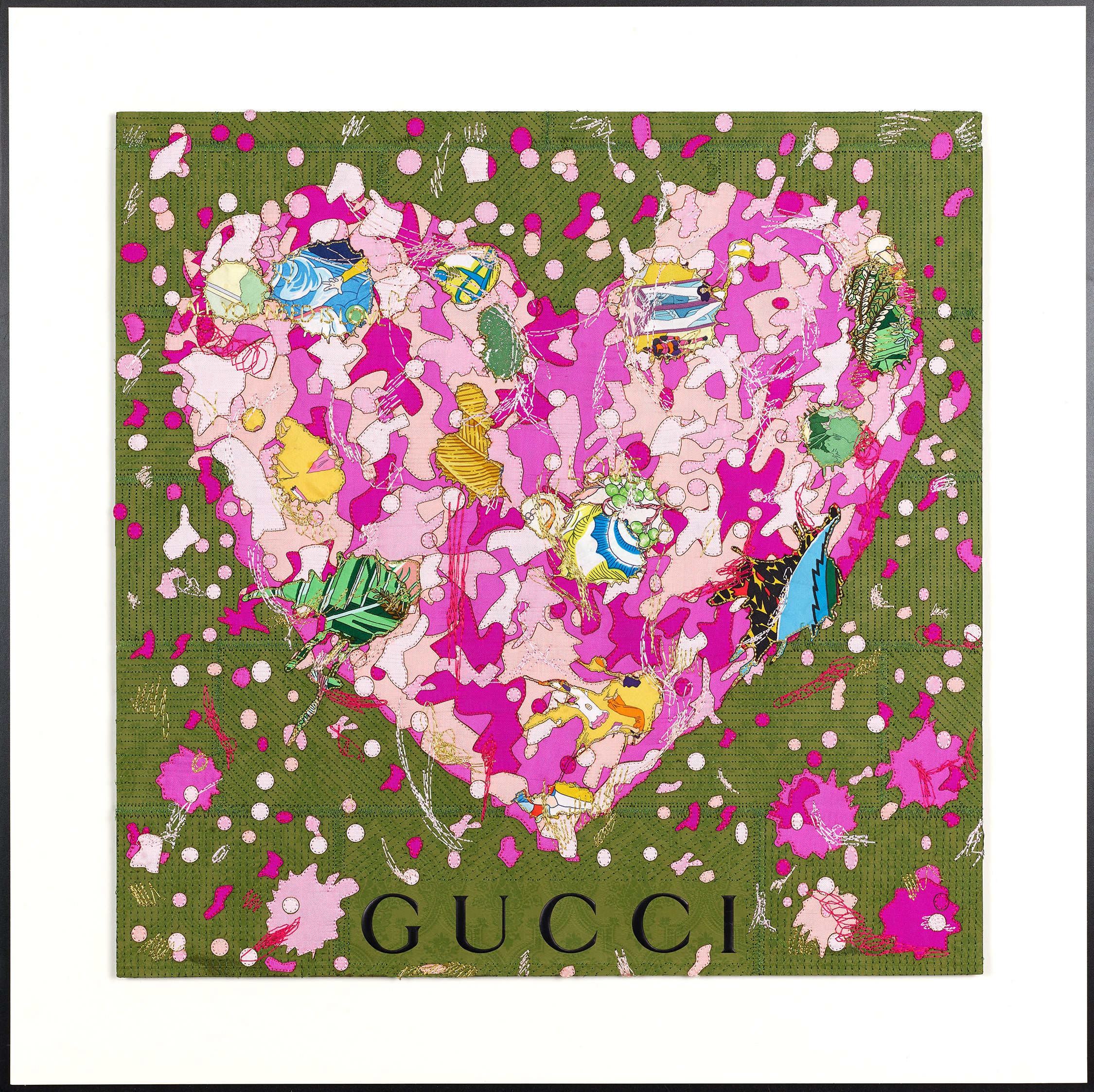Graffiti Heart 26"x26"