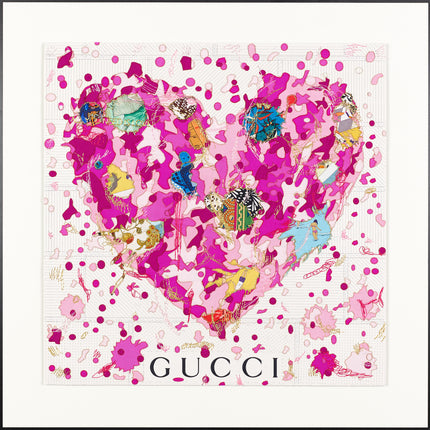 Graffiti Heart 26"x26"