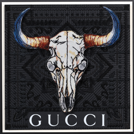 Steer Skull 12"x12"