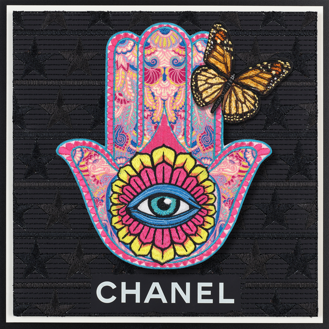 Hamsa jewel tone 12"x12"