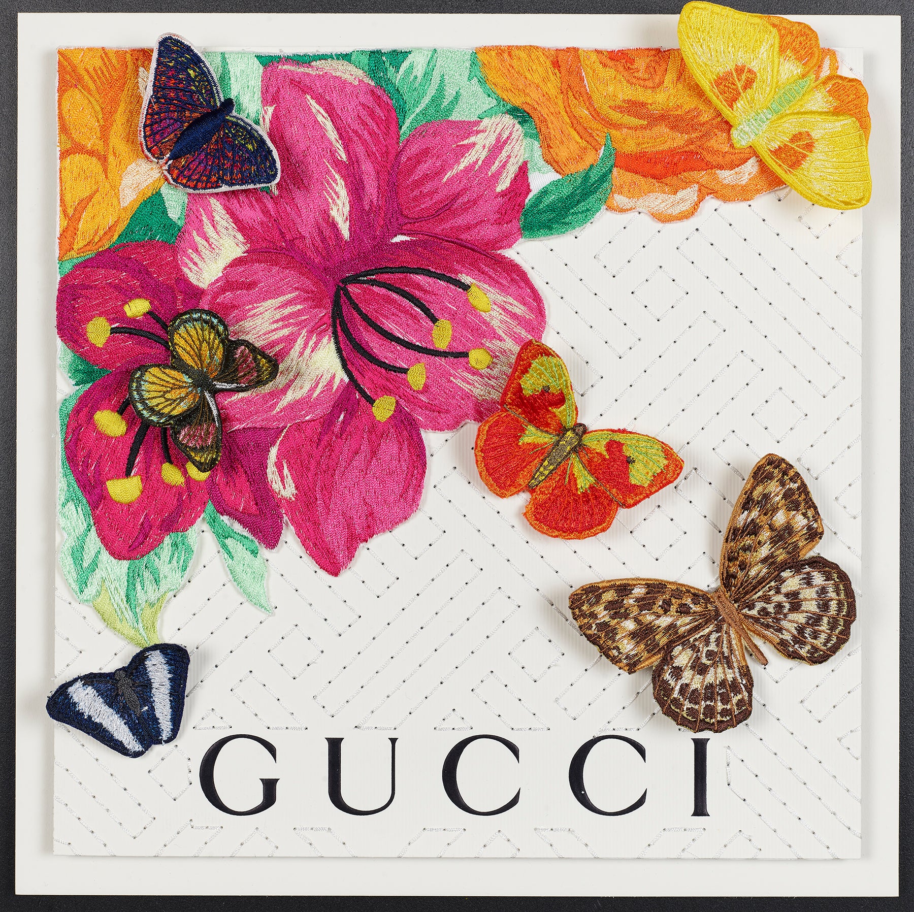 Custom Floral Corner 12x12