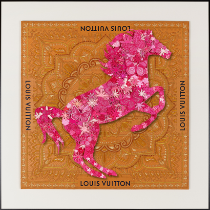 Gypsy Horse Pink 26"x26"