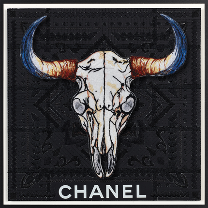 Steer Skull 12"x12"