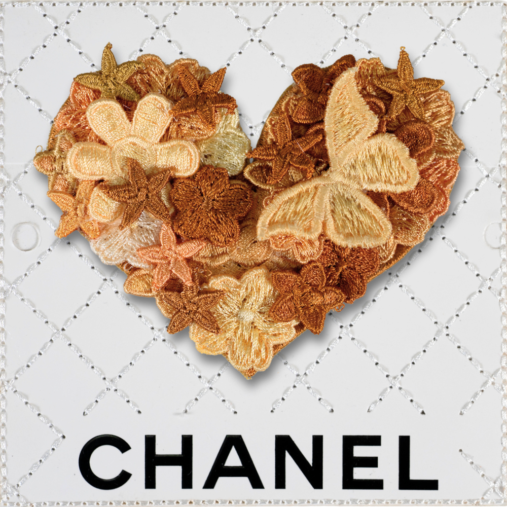 Petite Gypsy Heart 5”x5” - Mustard