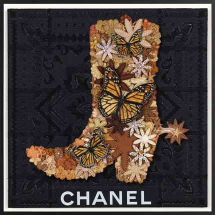 Gypsy Boot Brown 12"x12"