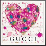 Custom Grafitti Heart 12"x12"