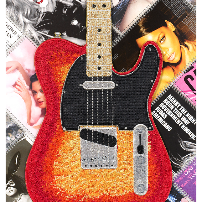 Electric Red 12"x26"