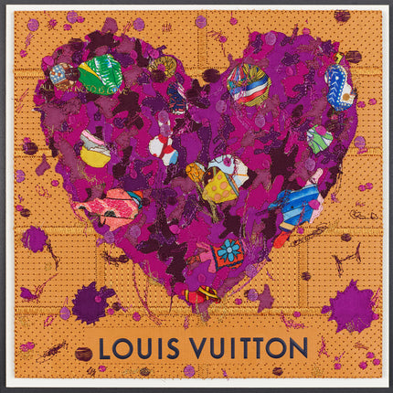 Custom Grafitti Heart 12"x12"