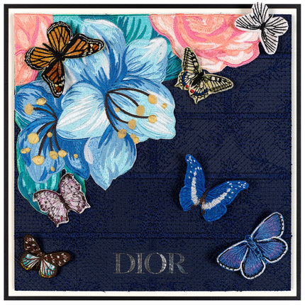 Custom Floral Corner 12x12