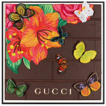 Custom Floral Corner 12x12