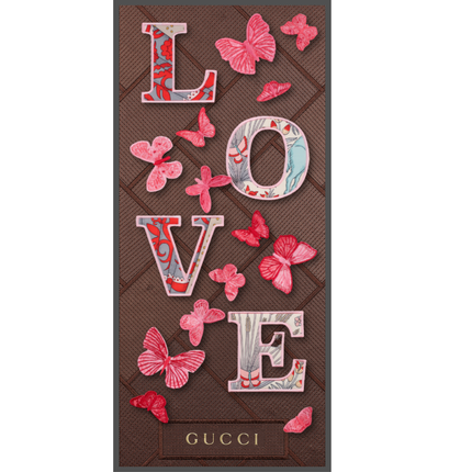 Double Love Pink 12"X26"