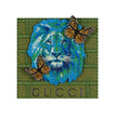 Green Gucci - Blue Lion