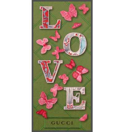 Double Love Pink 12"X26"