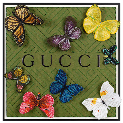 Butterfly Swarm 12"x12"