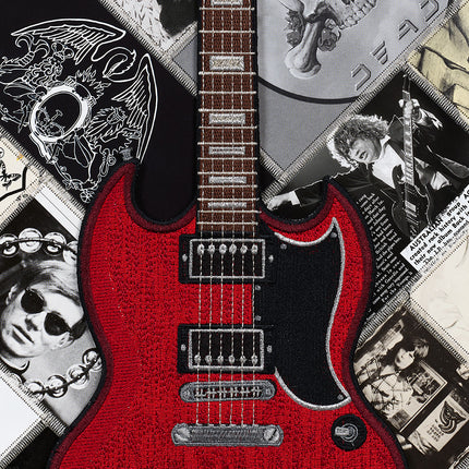 Classic Rock Red SG  12"x26"