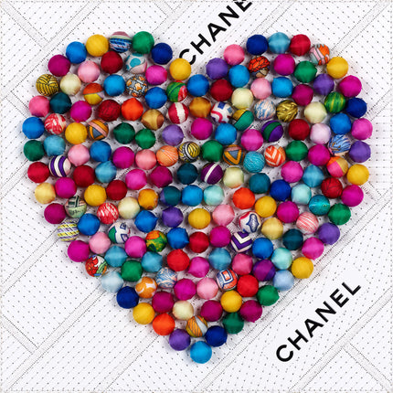 Pom-Pom Heart 12"x12"
