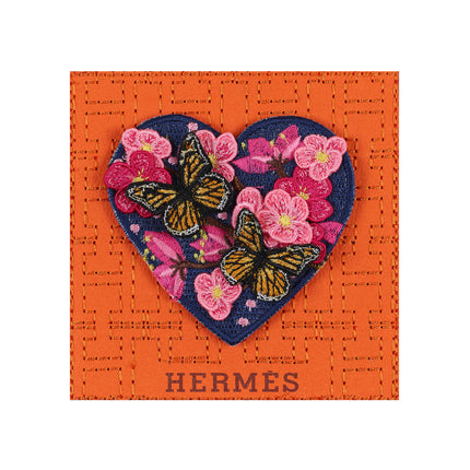 Petite Cherry Blossom Heart 5"x5"