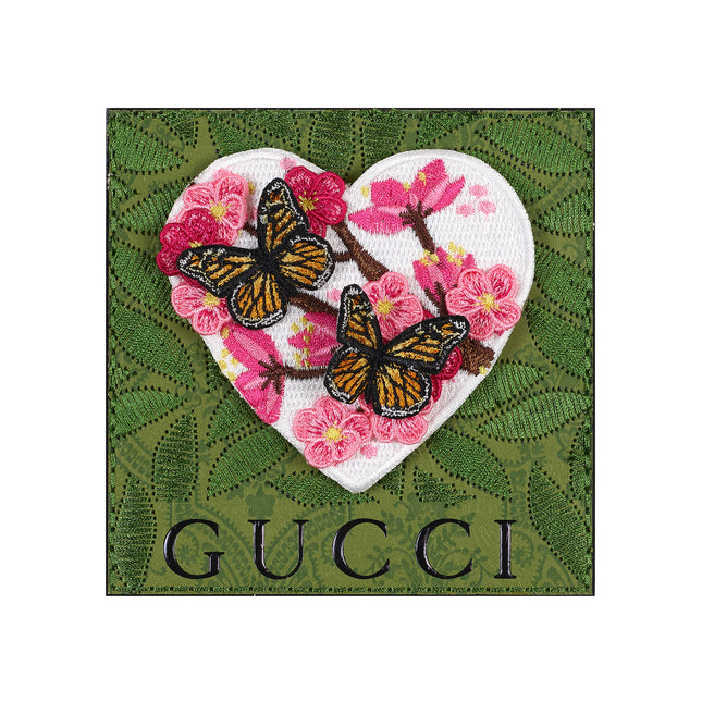 Petite Cherry Blossom Heart 5"x5"