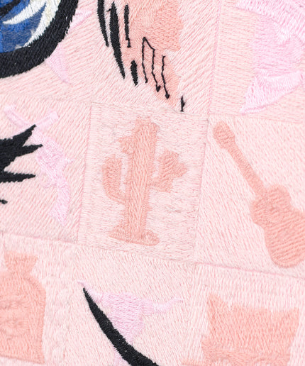 Cowgirl Tile Tapestry 26"x26"