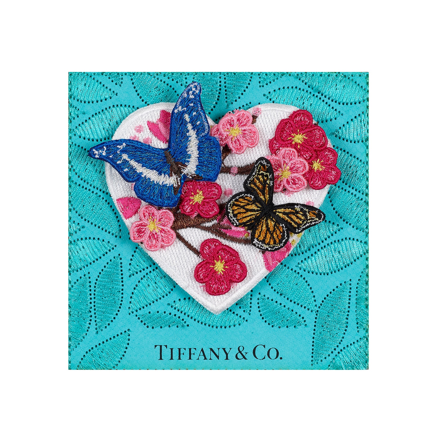 Petite Cherry Blossom Heart 5"x5"