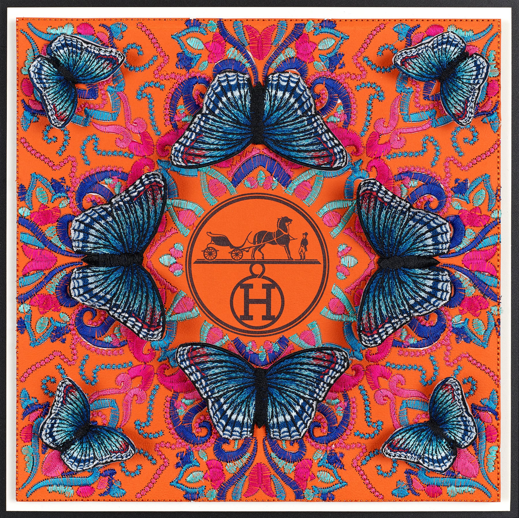 Hermès Symmetry 12"x12"