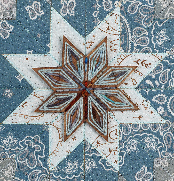 Thread and Timber 1, 26"x26"