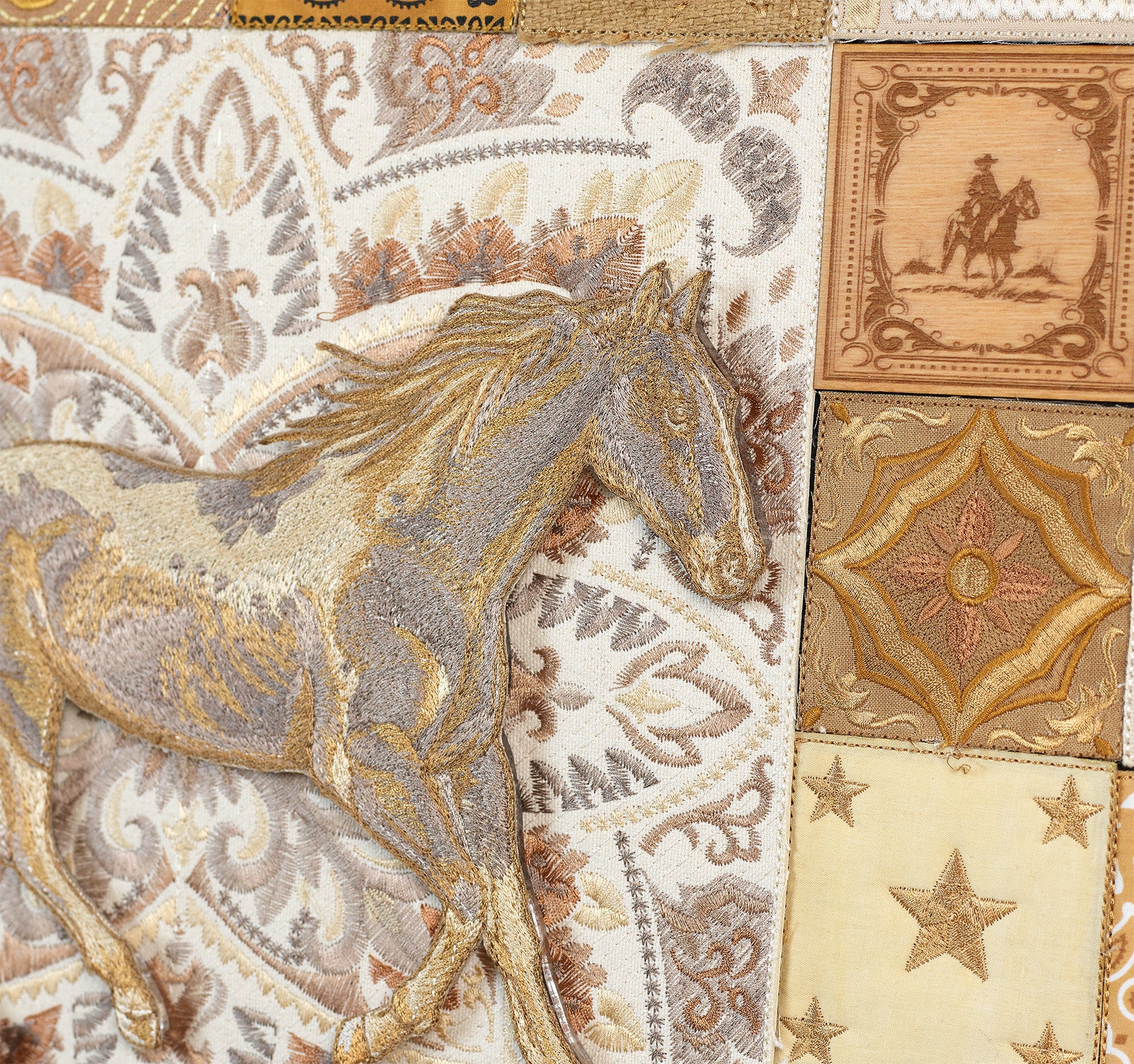 American Sampler  40"x40"