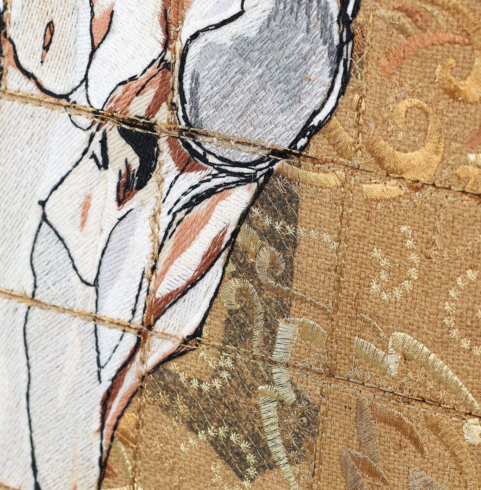 Steer Skull Mosaic 40"x40"