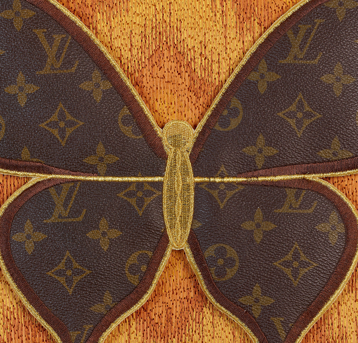 LV Monogram Butterfly 12"x12"