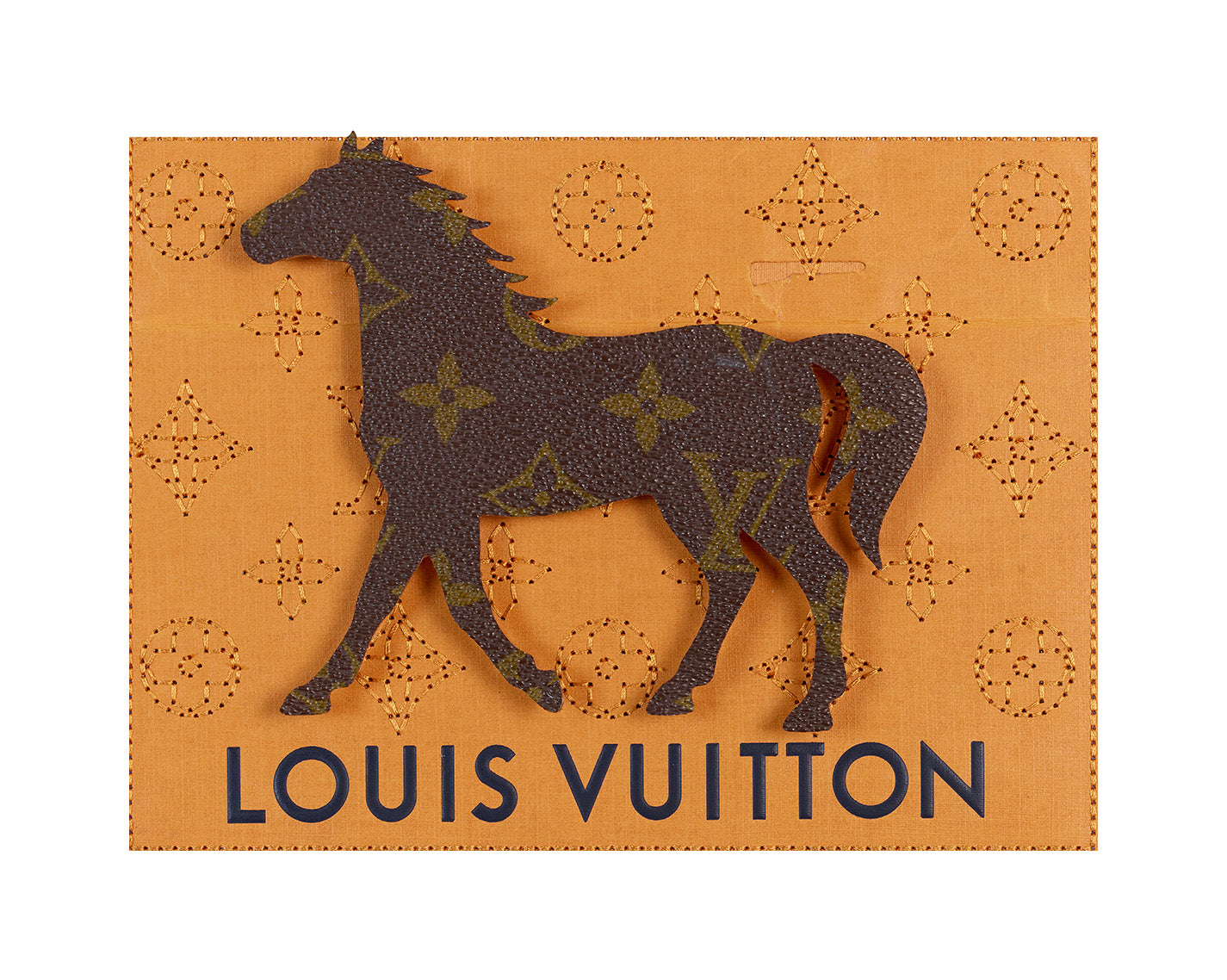 LV Monogram Horse II, 8”x6”