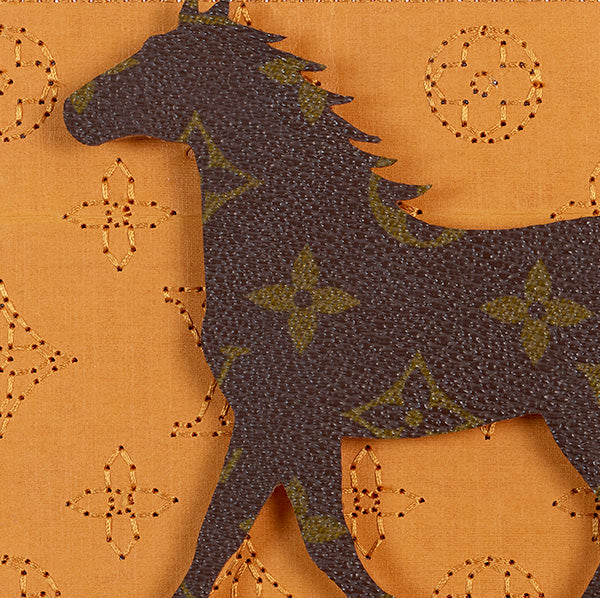 LV Monogram Horse II, 8”x6”