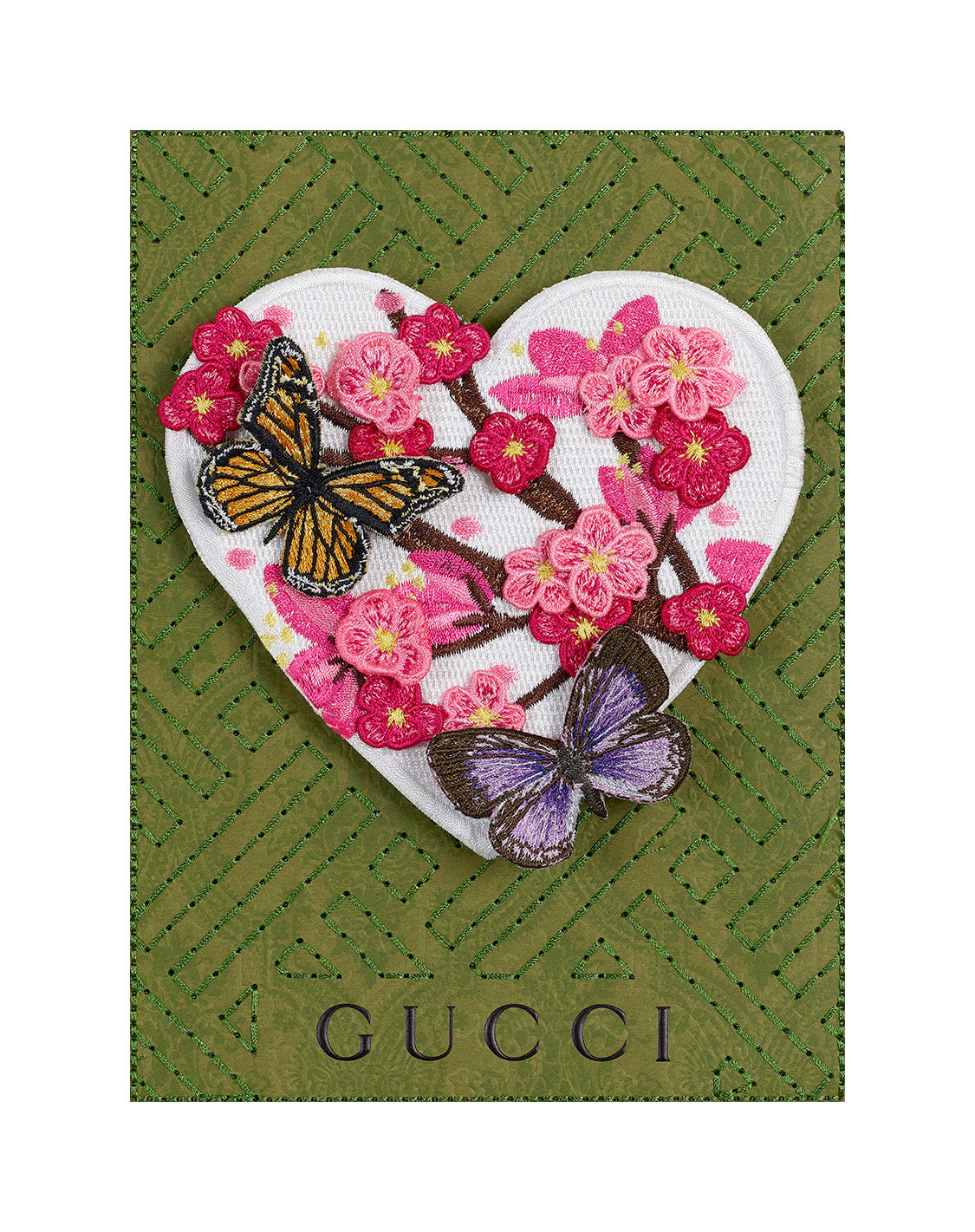 Cherry Blossom Heart 6"x8"