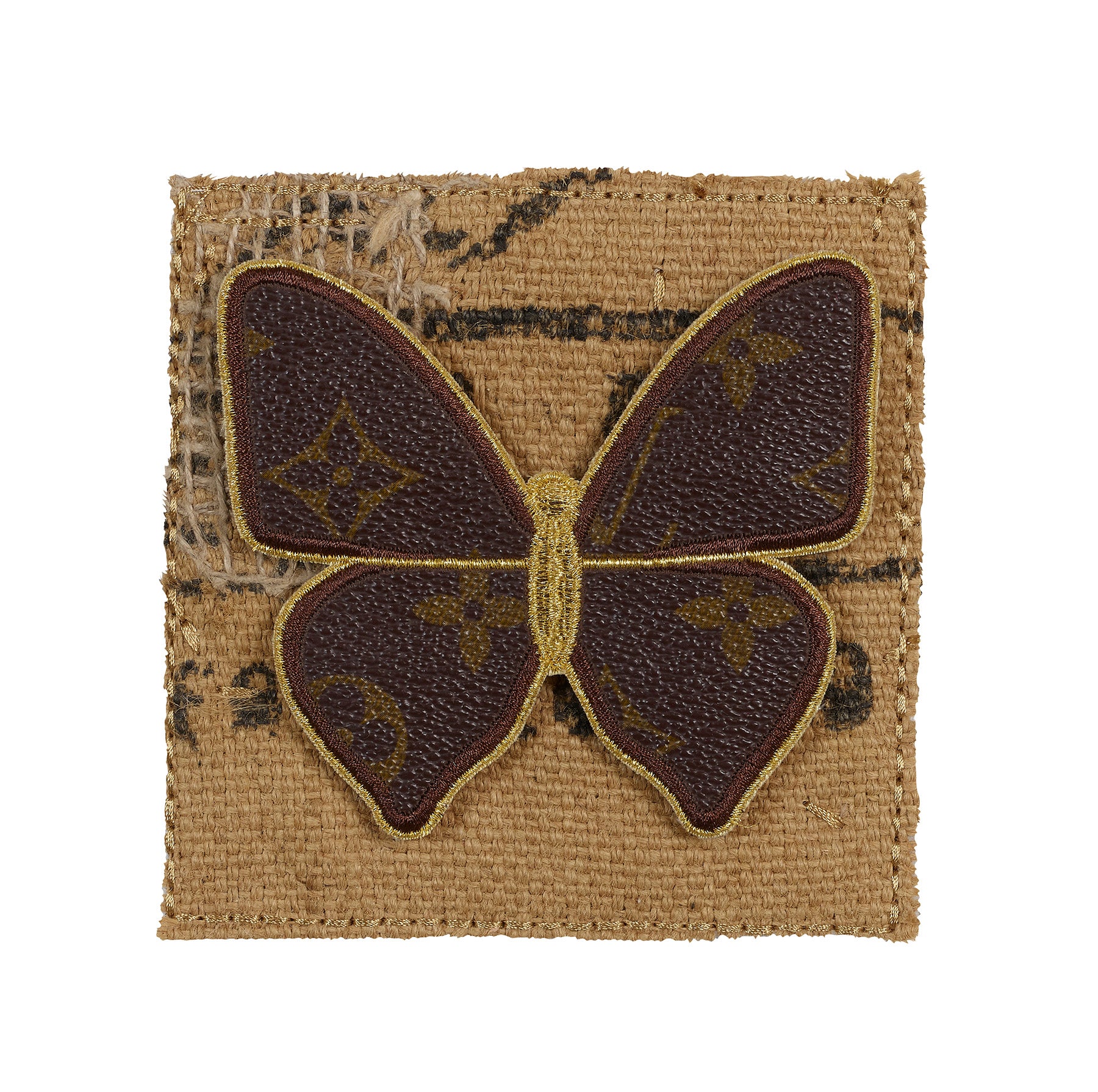 Petite LV Monogram Butterfly 5"x5"