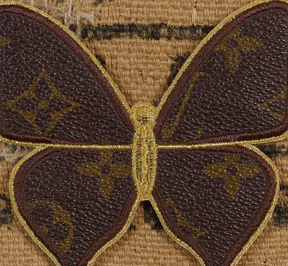 Petite LV Monogram Butterfly 5"x5"